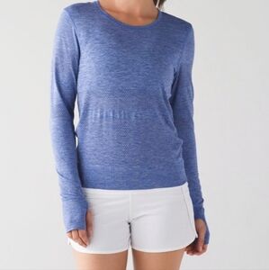 ♡ Lululemon Breeze By Long Sleeve Top Sz Small 4/6 EUC